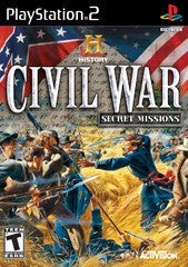 History Channel Civil War Secret Missions - Loose - Playstation 2