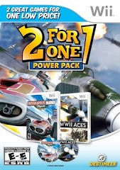 2 for 1 Power Pack WWII Aces & Indianapolis 500 Legends - Loose - Wii
