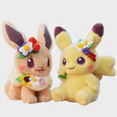 Eevee with Flower Hat Plush