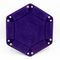 Hexagon Dice Tray - Dark Purple