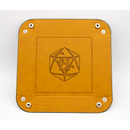 Square Dice Tray - Brown