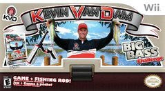 Kevin VanDam's Big Bass Challenge (Game & Fishing Rod) - In-Box - Wii