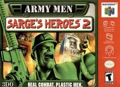 Army Men Sarge's Heroes 2 [Gray Cart] - In-Box - Nintendo 64
