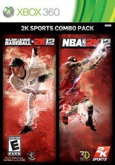 2K12 Sports Combo Pack MLB 2K12 NBA 2K12 - Loose - Xbox 360
