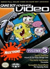 GBA Video Nicktoons Collection Volume 3 - In-Box - GameBoy Advance