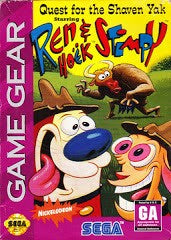 Ren and Stimpy Quest for the Shaven Yak - In-Box - Sega Game Gear