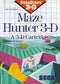 Maze Hunter 3D - Complete - Sega Master System