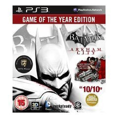 Batman: Arkham City [Game of the Year] - Complete - Playstation 3