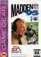 Madden 95 - In-Box - Sega Game Gear