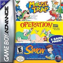 Mouse Trap / Operation / Simon - Complete - GameBoy Advance