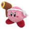 Kirby's Adventure All Star Collection Hammer Kirby Plush, 6"