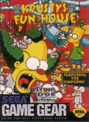Krusty's Fun House - In-Box - Sega Game Gear