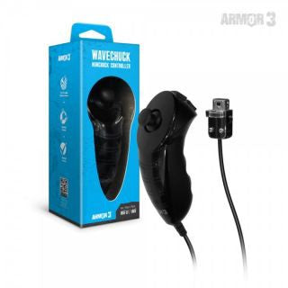 WaveChuck Nunchuck Controller For Wii U/ Wii (Black) - Armor3