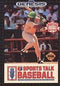 Sports Talk Baseball - Loose - Sega Genesis