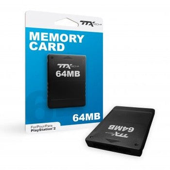 64MB Memory Card for PlayStation 2 - TTX  Fair Game Video Games