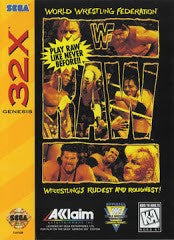 WWF Raw - Loose - Sega 32X