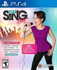 Let's Sing 2016 Microphone Bundle - Complete - Playstation 4