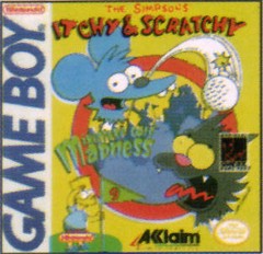 Itchy and Scratchy Miniature Golf Madness - Complete - GameBoy