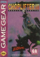 Choplifter III - In-Box - Sega Game Gear