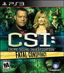 CSI: Fatal Conspiracy - Complete - Playstation 3
