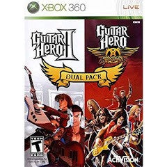 Guitar Hero II & Guitar Hero Aerosmith Dual Pack - Complete - Xbox 360