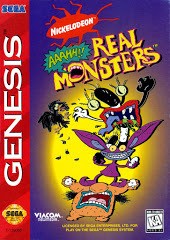 AAAHH Real Monsters [Cardboard Box] - Loose - Sega Genesis  Fair Game Video Games