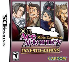 Ace Attorney Investigations: Miles Edgeworth - In-Box - Nintendo DS  Fair Game Video Games