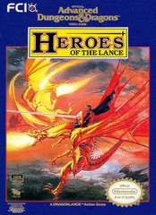 Advanced Dungeons & Dragons Heroes of the Lance - In-Box - NES  Fair Game Video Games