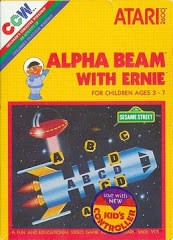 Alpha Beam with Ernie - Complete - Atari 2600  Fair Game Video Games