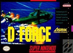D-Force - Complete - Super Nintendo  Fair Game Video Games