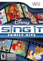 Disney Sing It: Family Hits - In-Box - Wii  Fair Game Video Games