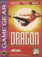 Dragon: The Bruce Lee Story - In-Box - Sega Game Gear  Fair Game Video Games