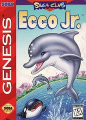 Ecco Jr [Cardboard Box] - Loose - Sega Genesis  Fair Game Video Games