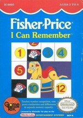 Fisher Price I Can Remember - In-Box - NES  Fair Game Video Games