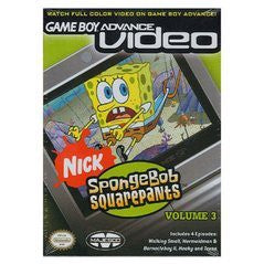 GBA Video SpongeBob SquarePants Volume 3 - Complete - GameBoy Advance  Fair Game Video Games