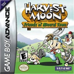 Harvest Moon Friends Mineral Town - In-Box - GameBoy Advance  Fair Game Video Games