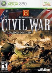 History Channel Civil War A Nation Divided - Complete - Xbox 360  Fair Game Video Games