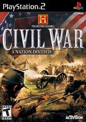 History Channel Civil War A Nation Divided - In-Box - Playstation 2  Fair Game Video Games