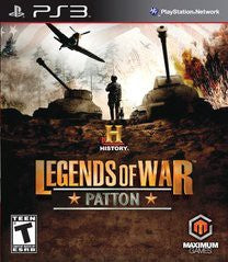 History Legends Of War: Patton - Complete - Playstation 3  Fair Game Video Games