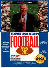 John Madden Football '92 - Complete - Sega Genesis  Fair Game Video Games