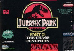 Jurassic Park 2 The Chaos Continues - In-Box - Super Nintendo  Fair Game Video Games