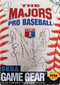Majors Pro Baseball - Complete - Sega Game Gear  Fair Game Video Games