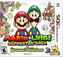 Mario & Luigi: Superstar Saga + Bowser's Minions - Complete - Nintendo 3DS  Fair Game Video Games