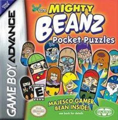 Mighty Beanz Pocket Puzzles - Loose - GameBoy Advance  Fair Game Video Games