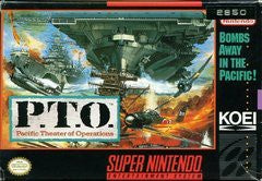 P.T.O. - In-Box - Super Nintendo  Fair Game Video Games