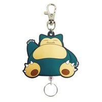 Pokemon Rubber Reel Keychain - Snorlax