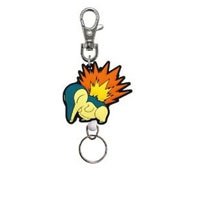 Pokemon Rubber Reel Keychain - Cyndaquil