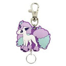 Pokemon Rubber Reel Keychain - Galarian Ponyta