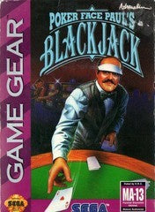 Poker Face Paul's Blackjack - In-Box - Sega Game Gear  Fair Game Video Games