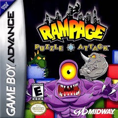 Rampage Puzzle Attack - Loose - GameBoy Advance  Fair Game Video Games